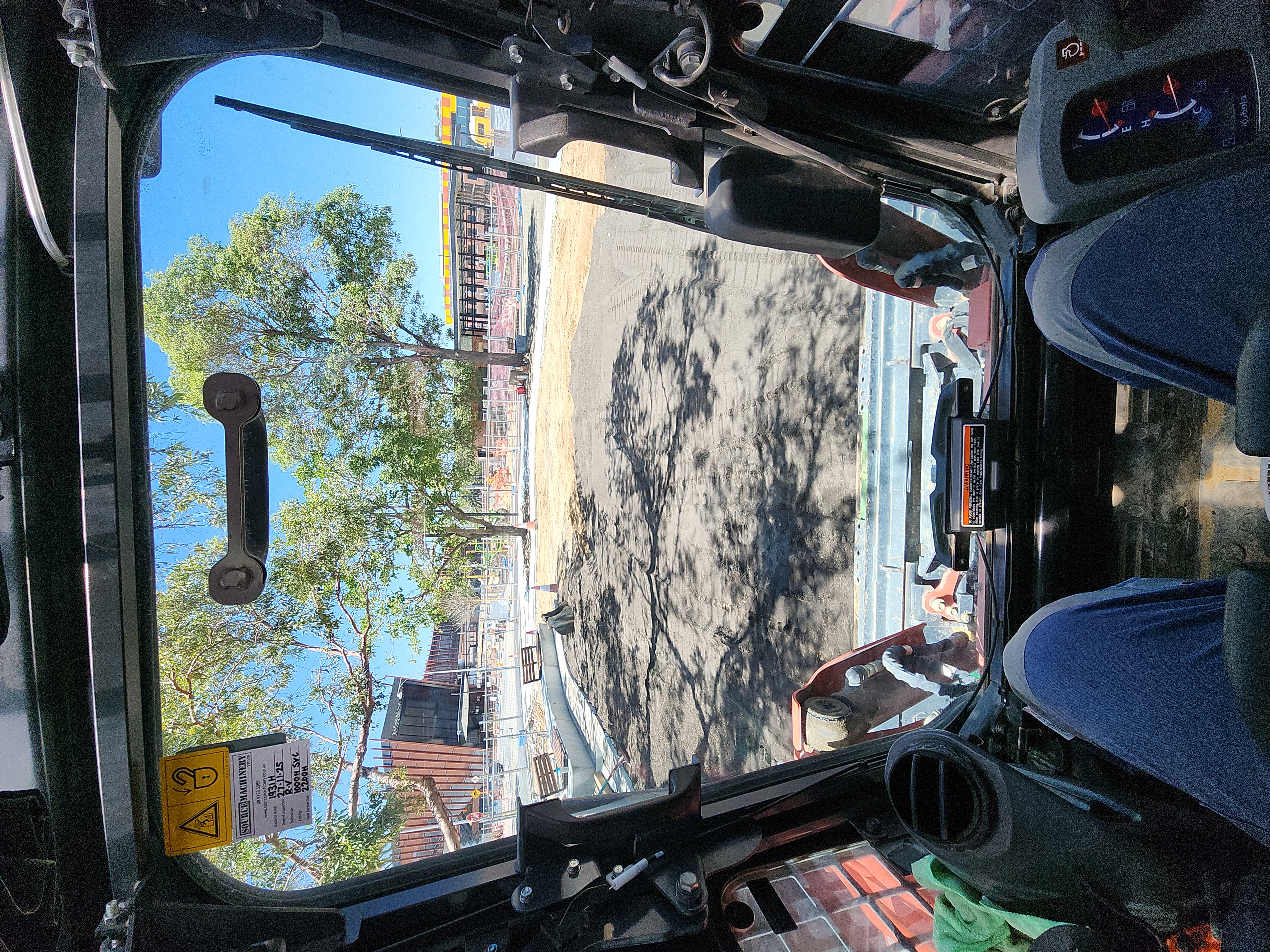 Fyvie Civil topsoiling on a Perth job site