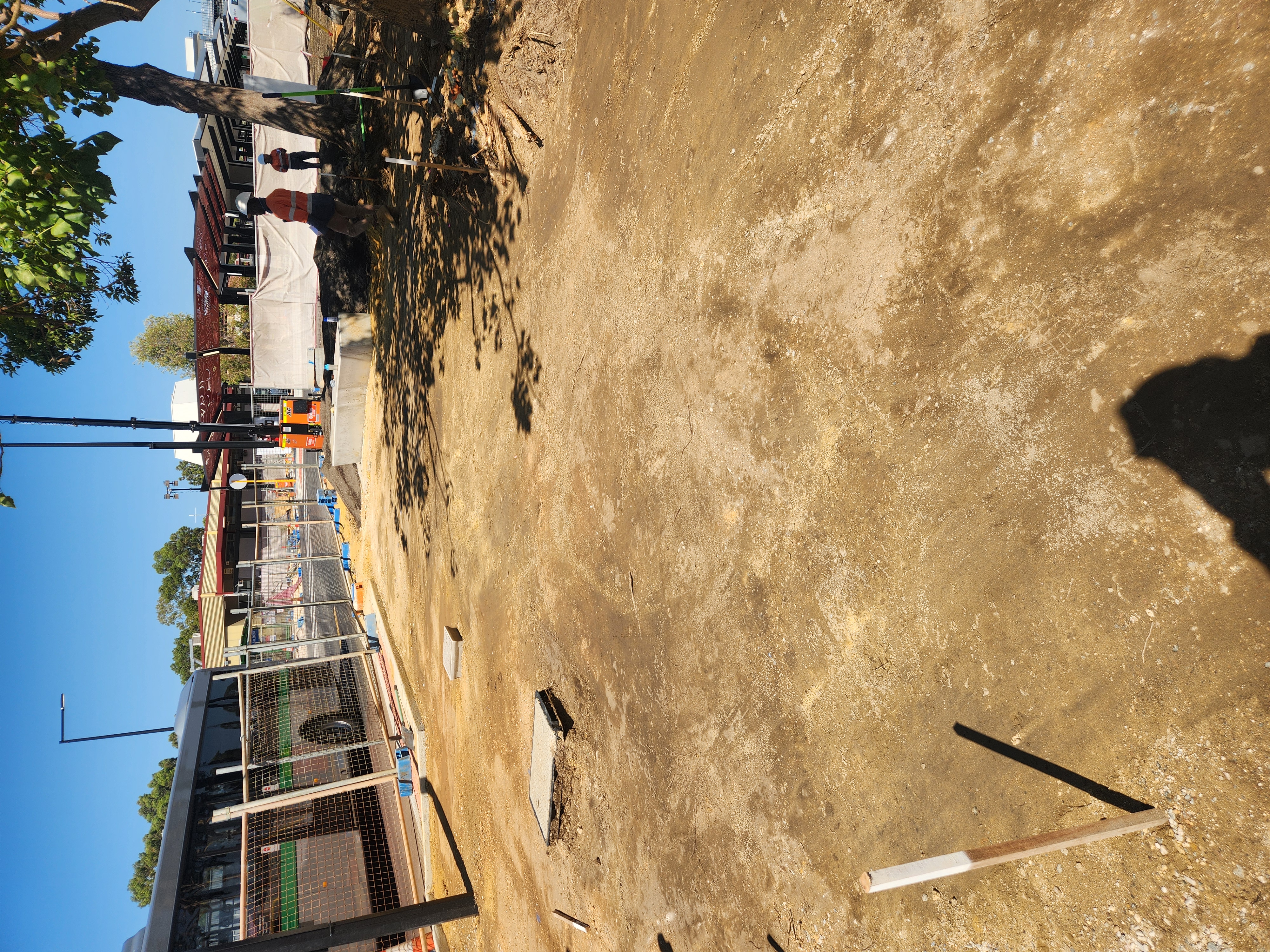 Fyvie Civil concrete pad prep on a Perth job site